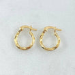 Candongas Kari 0.75gr / 1.5cm- Oro 18K *