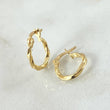 Candongas Kari 0.85gr / 1.5cm / Oro Amarillo 18K