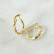 Candongas Kari 0.8gr / 1.5cm / Oro Amarillo 18K