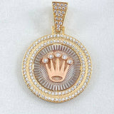 Dije Medalla Corona 6gr / 3.5cm / Oro 18K ©
