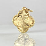 Dije Trebol Dorado 2.55gr / 2.2cm / Oro Amarillo Nac.Esp. 18K ©