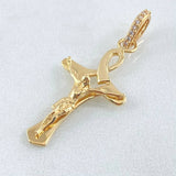 Dije Cruz Cristo 2.1gr / 3.6cm / Oro 18K