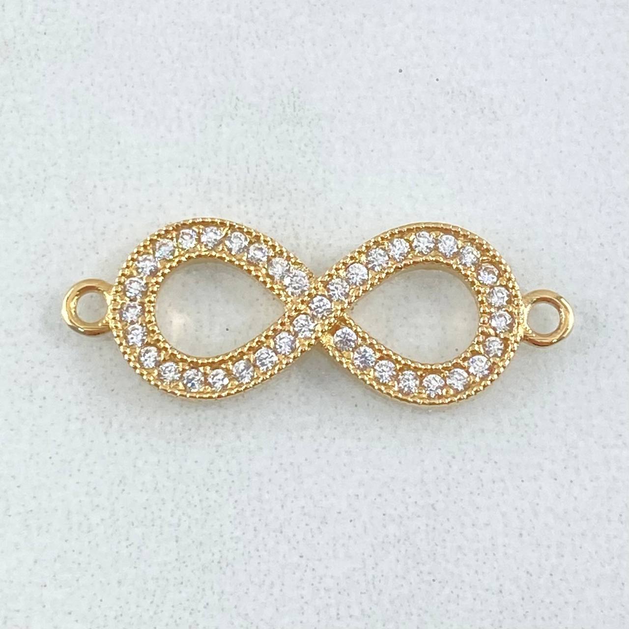 Herraje Infinito 1.4gr / 2.5cm / Oro 18K