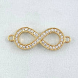 Herraje Infinito 1.25gr / 2.5cm / Oro 18K