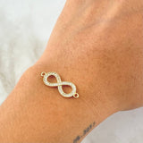 Herraje Infinito 1.25gr / 2.5cm / Oro 18K