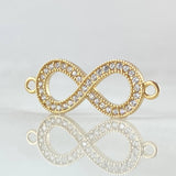 Herraje Infinito 1.4gr / 2.5cm / Oro 18K