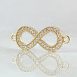 Herraje Infinito 1.25gr / 2.5cm / Oro 18K