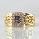 Anillo Tribal Signo Pesos 7.05gr / T11 1/4 / Oro 18K ©
