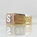 Anillo Tribal Signo Pesos 7.05gr / T11 1/4 / Oro 18K ©