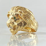 Anillo Rostro Leon 7gr / T12 / Oro 18K ©