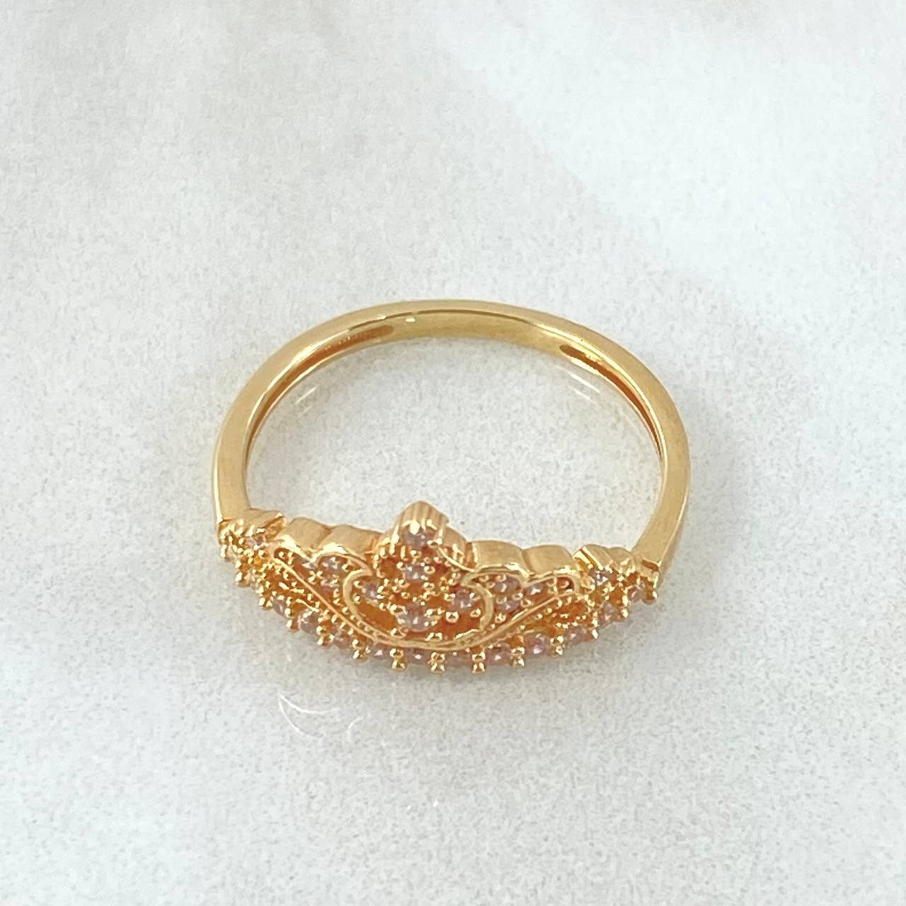 Anillo Tiara 2.5gr / T6 / Oro 18K *