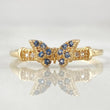 Anillo Mariposa En Relieve 1.7gr / T5 1/2 / Oro 18K *