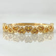 Anillo Corazones Intercalados 1.85gr / T7 / Oro 18K *