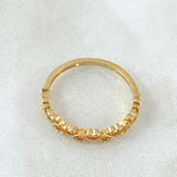 Anillo Corazones Intercalados 1.85gr / T7 / Oro 18K *