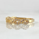 Anillo Olas Entrelazadas 2.25gr / T7 1/2 / Oro 18K