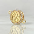 Herraje San Benito 2.55gr / 1.8cm / Oro 18K *