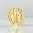 Herraje San Benito 1.55gr / 2cm / Oro 18K *