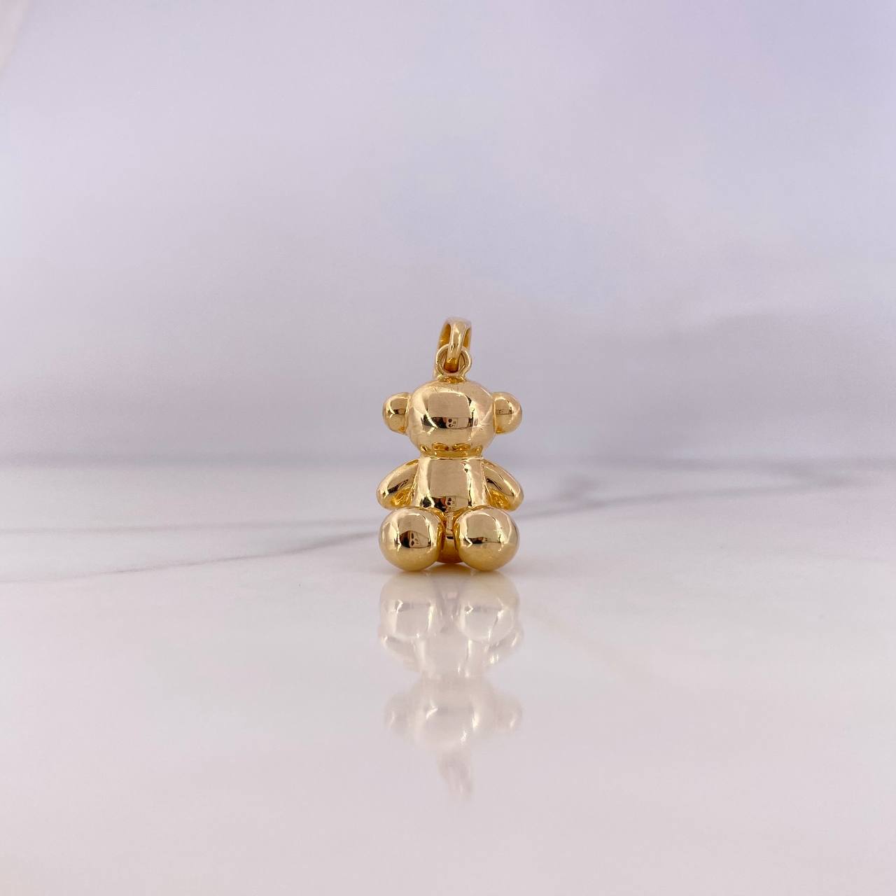Dije Oso Sin Rostro 4.85gr / 2.4cm / Oro Amarillo 18K #