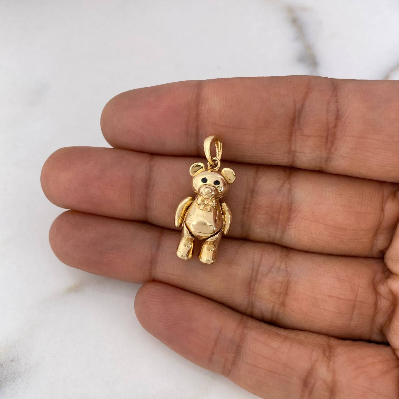 Dije Oso Articulado 3.95gr / 2.5cm / Oro Amarillo 18K $