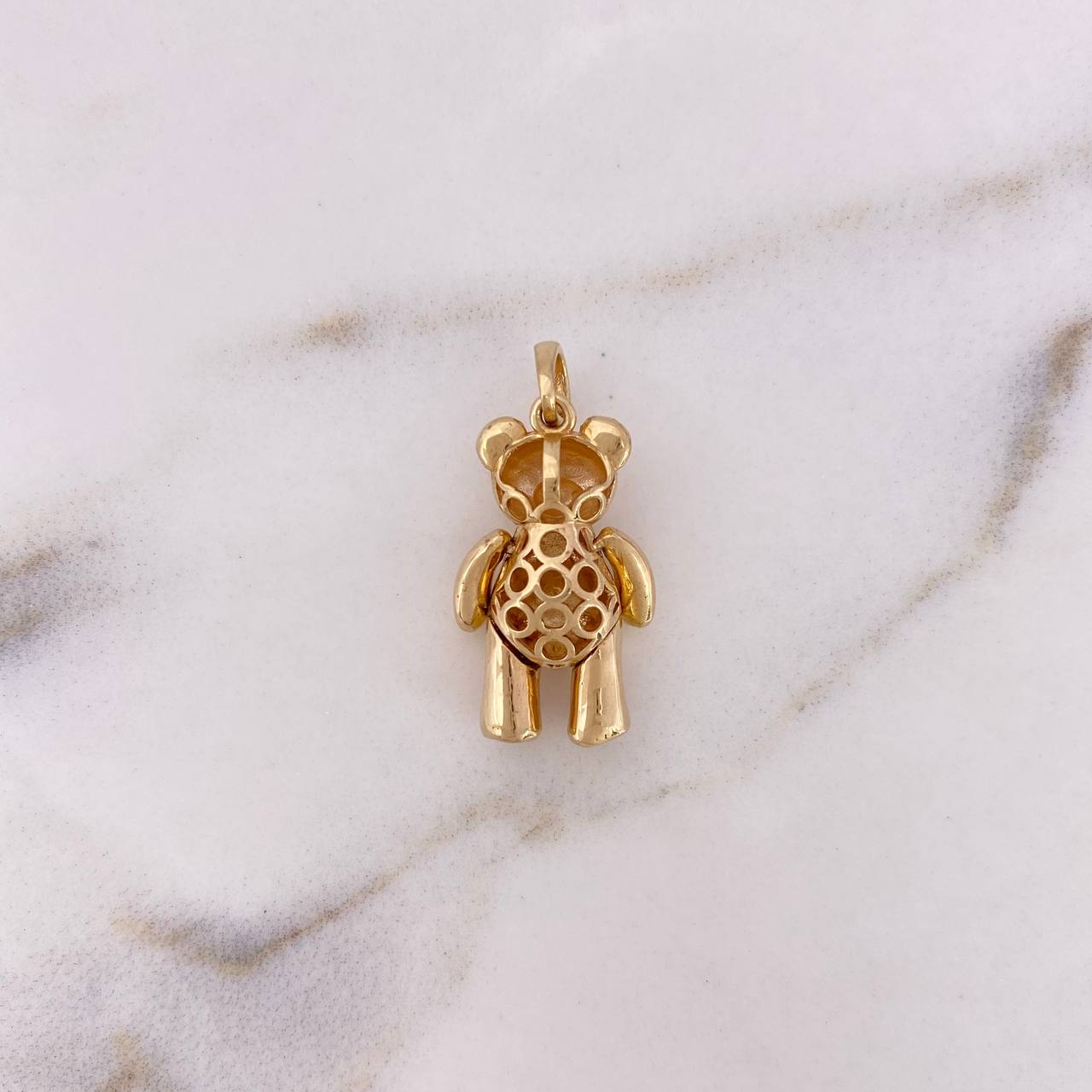 Dije Oso Articulado 3.95gr / 2.5cm / Oro Amarillo 18K $