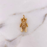 Dije Oso Articulado 3.95gr / 2.5cm / Oro Amarillo 18K $