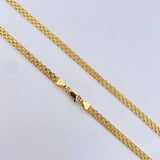 Cadena China 7.2gr / 60.2cm / 4.4mm Oro Amarillo +0 18K &
