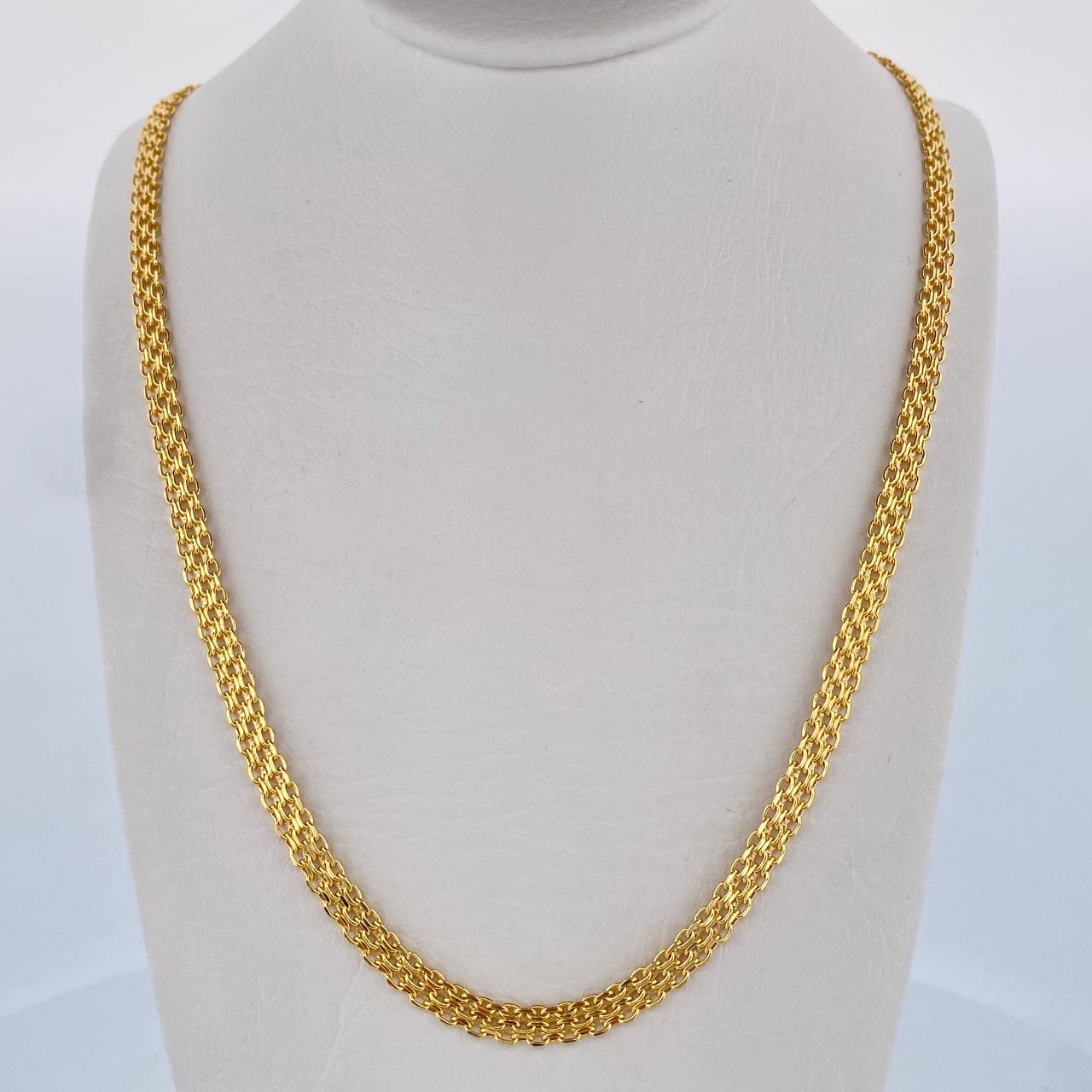 Cadena China 8.45gr / 60.2cm / 4.3mm Oro Amarillo +0 18K $