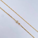 Cadena Cubana 4.05gr / 60.4cm / 2.4mm Oro Amarillo +0 18K &