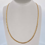 Cadena Cubana 4.15gr / 60.5cm / 2.3mm Oro Amarillo +1 18K &