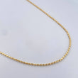 Cadena Militar 7.85gr / 60.5cm / 1.8mm Bola Diamantada Oro Amarillo  +3 18K &