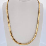 Cadena Serpiente Plana 15.85gr / 60.2cm / 4.5mm Oro Rosa +4 18K &