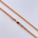 Cadena Franco 17.85gr / 61.8cm / 3.4mm Oro Rosa +4 18K $