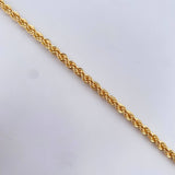 Pulso Lazo 4.3gr / 20.8cm / 3.8mm Oro Amarillo +3 18K &