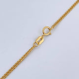 Cadena Cubana Reticulada 1.8gr / 45cm / +3 Oro 18K &