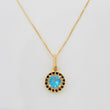 Set Cadena Veneciana + Dije Halo / 2.05g / 45cm Oro Amarillo 18K