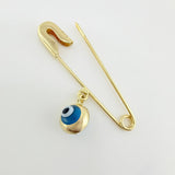 Dije Clip Ojo Turco 1gr / 3cm / Oro Amarillo +4 18K