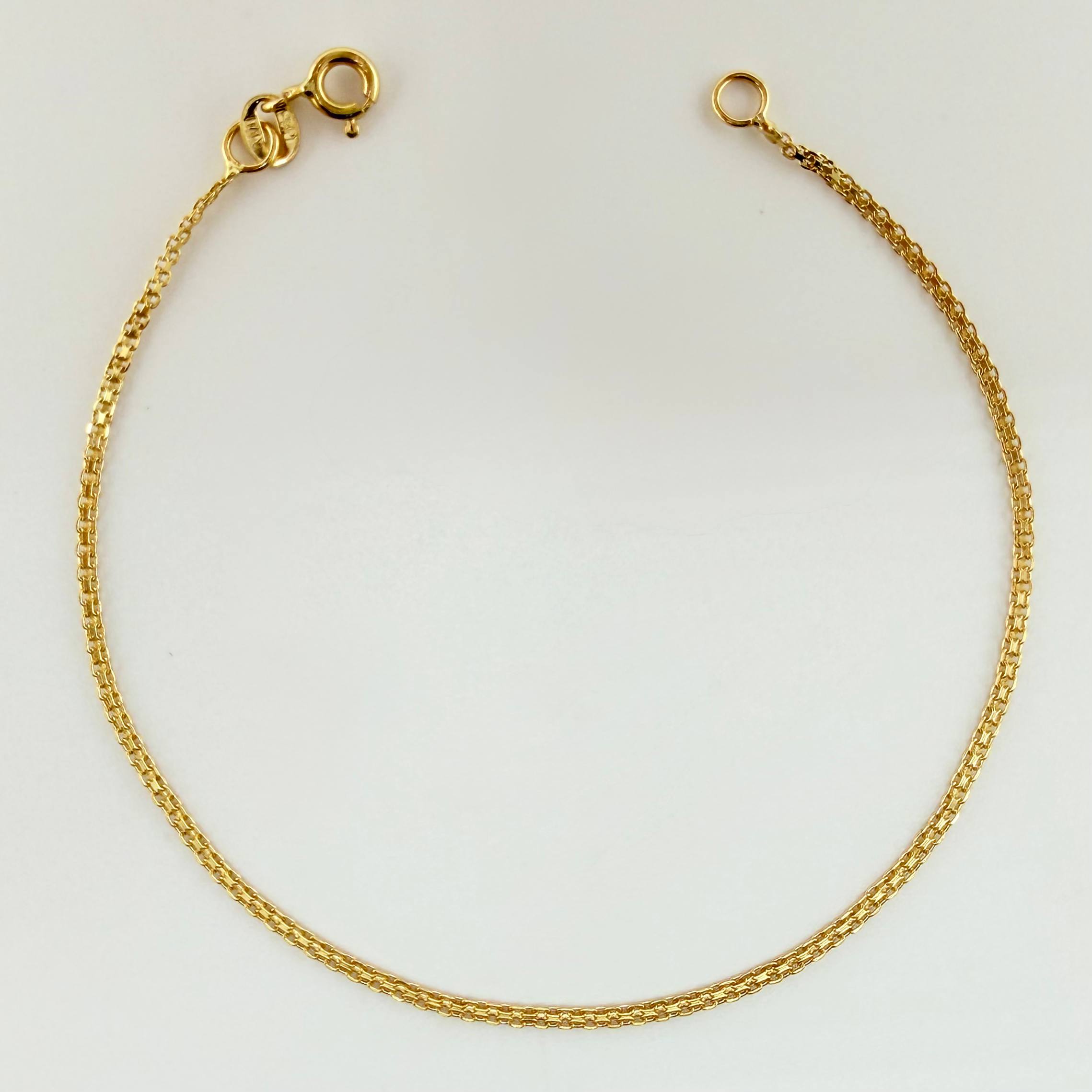 Pulso Chino 1.25gr / 18,5cm / 1.5mm Oro Amarillo +1 18K ©