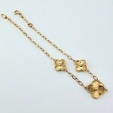 Pulso Cajón Trebol Diamantado 3.65gr / 18cm-19.5cm / 11.2mm Oro Amarillo Nac.Esp. 18K ©