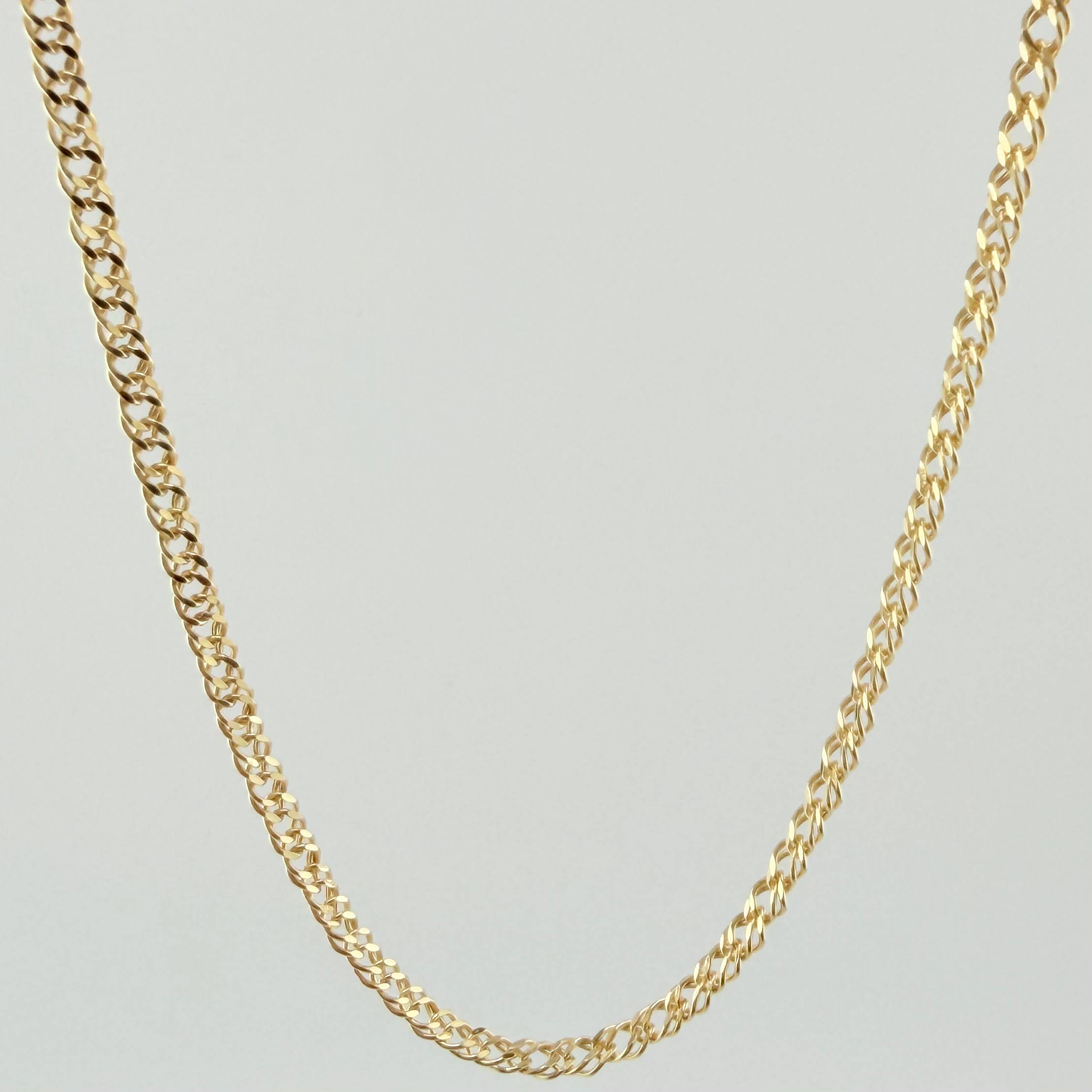 Cadena Garibaldi 5.3gr / 60cm / 3.2mm Oro Amarillo +3 18K