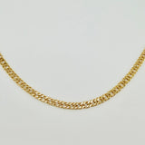 Cadena Garibaldi 3.3gr / 60cm / 2.2mm Oro Amarillo +3 18K *