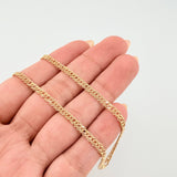 Cadena Garibaldi 5.25gr / 60cm / 3.2mm Oro Amarillo +3 18K