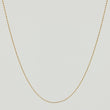 Cadena Militar 2.2gr / 50cm / 1mm Oro Amarillo +3 18K