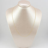 Cadena Militar 2.25gr / 50cm / 1mm Oro Amarillo +3 18K *