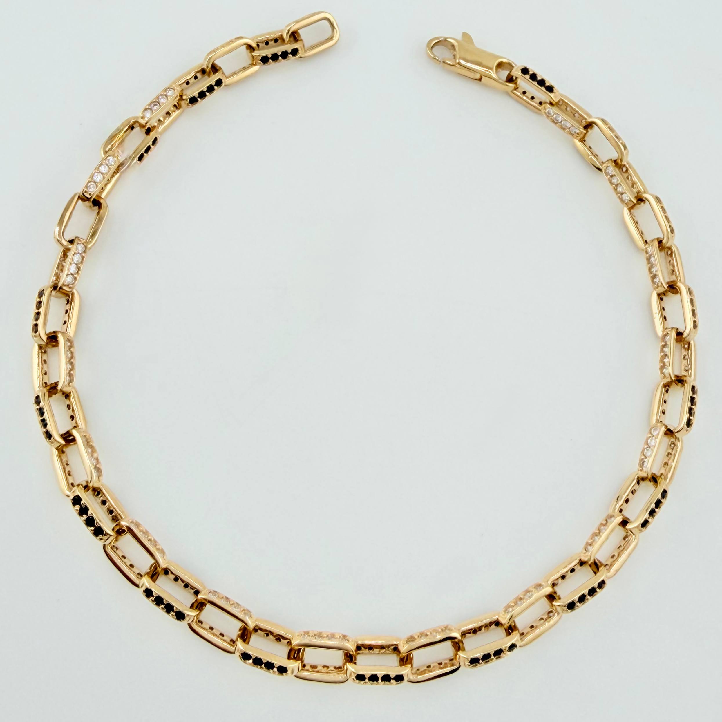 Pulso Cajon 9.15gr / 19.5cm / 4.3mm Oro Amarillo Nac.Esp. 18K ©