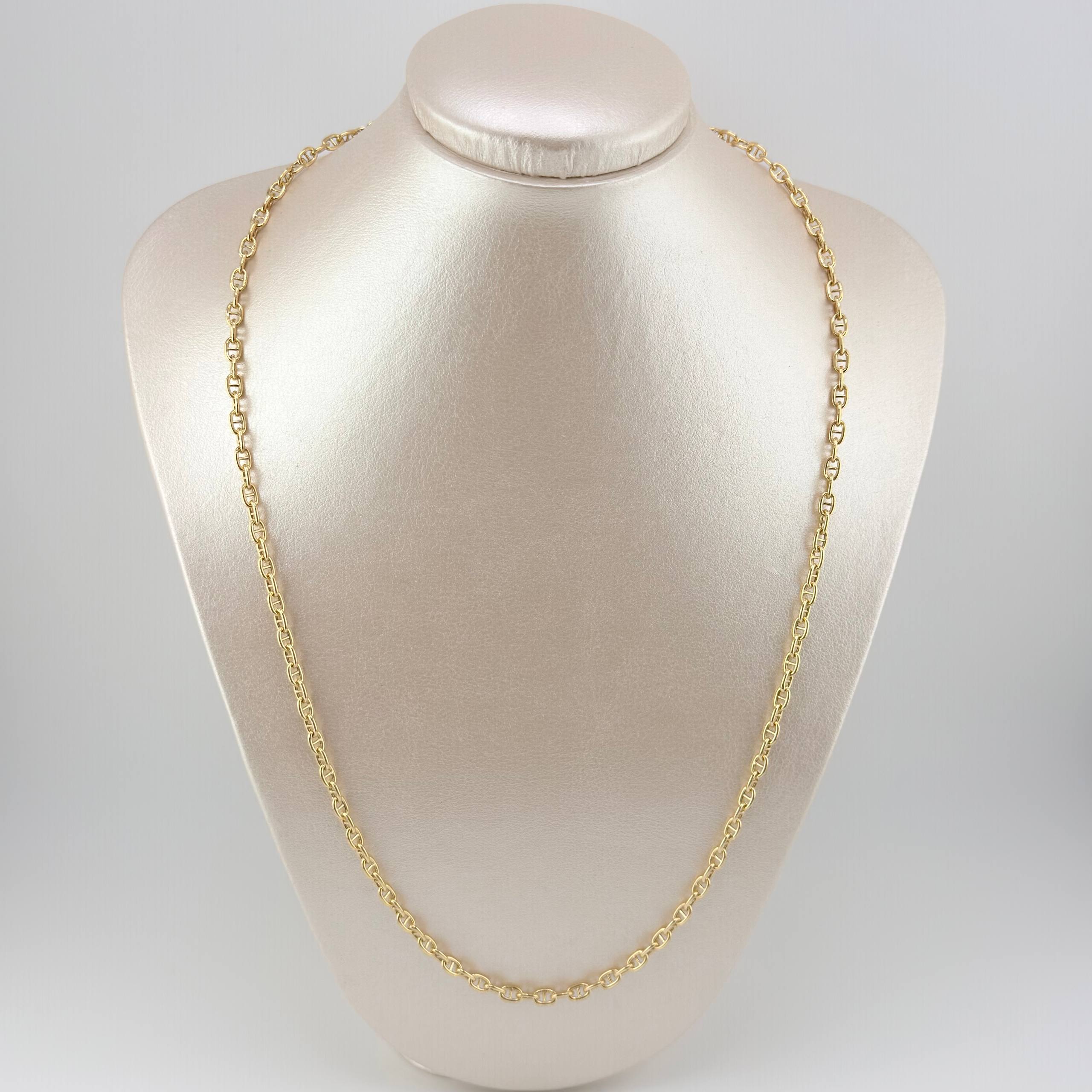 Cadena Escalera Volga 11.4gr / 60cm / 3.9mm Oro Amarillo +3 18K *