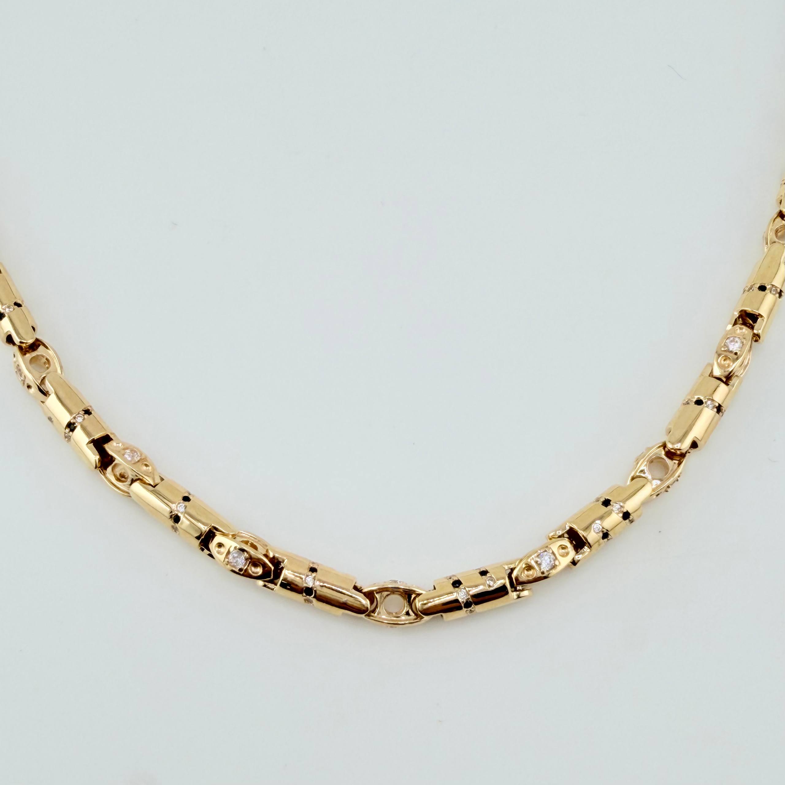 Cadena Rustica Imperial 78.85gr / 60cm / 5.3mm Oro Amarillo Nac.Esp. 18K ©