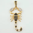 Dije Escorpion 6.4gr / 4.8cm / Dos Oros Amarillo Blanco 18K ©
