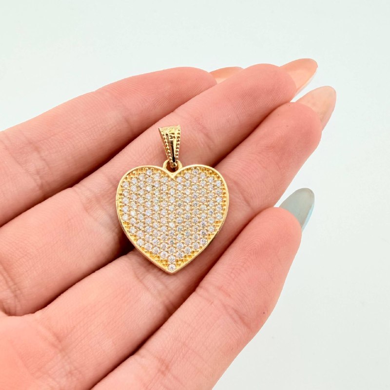 Dije Corazon 3.35gr / 2.5cm / Oro Amarillo 18K