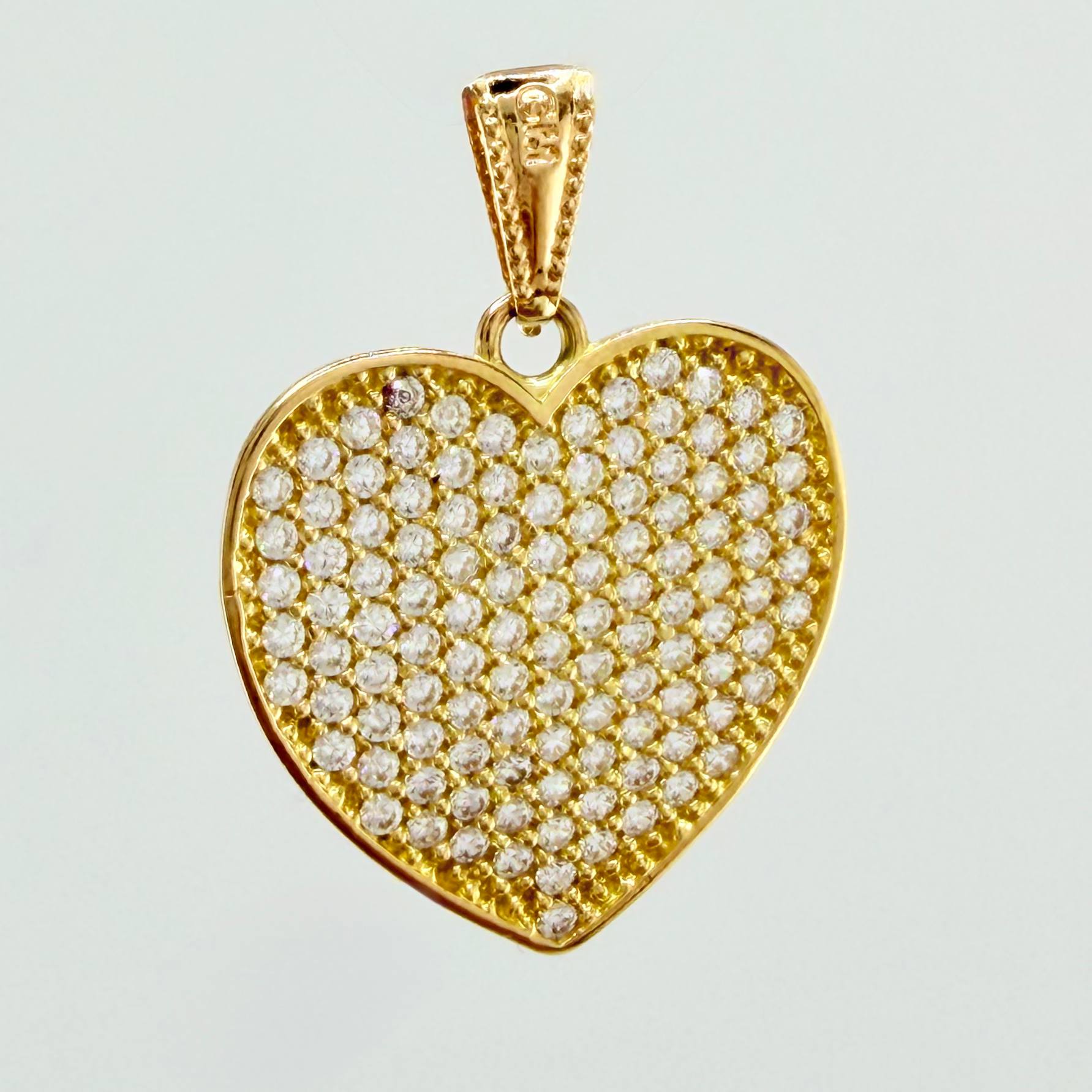 Dije Corazon 3.35gr / 2.5cm / Oro Amarillo 18K