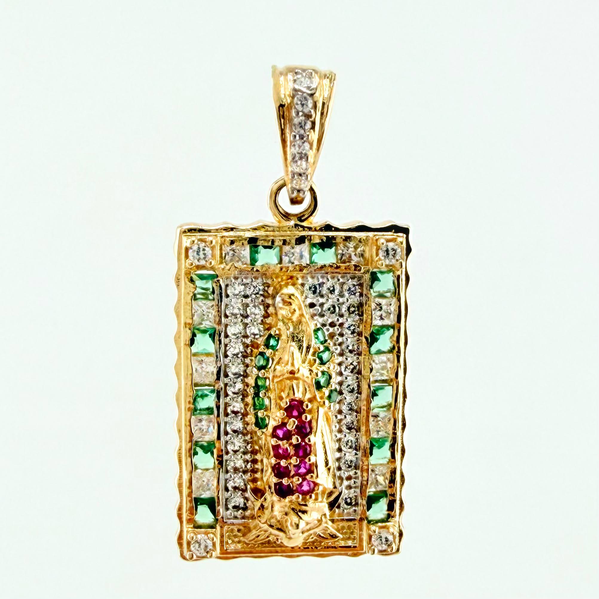 Dije Virgen Guadalupe 4.1gr / 2.9cm / Oro Amarillo 18K ©